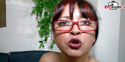 Mature German wife tries FFM threesome with husband