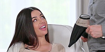 Seductive Slut Martina Smeraldi Seduces Her Hairdresser Into Interracial Dp Threesome - Martina Smeraldi