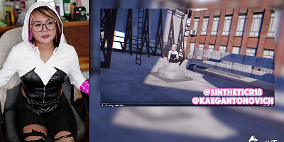 GWEN STACY GETTING HARDCORE FUCKED BY VENOM - ExotiqFox Solo Gooner Girl Masturbation Gooning