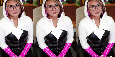 GWEN STACY GETTING HARDCORE FUCKED BY VENOM - ExotiqFox Solo Gooner Girl Masturbation Gooning
