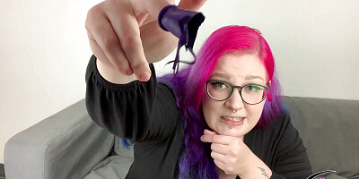 Balloon Fetish: Blow to Pop with German Goth BBW Abby Strange - Looner