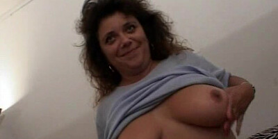 Amateur Milf toying and sucking dick with facial