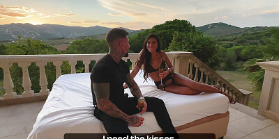 Andrea Retali has incredible sex with a gorgeous sunset in the background