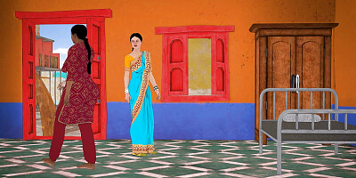 Saw uncle&amp,#039,s whore Indian stepdaughter naked and then desi boy fucked her (Hindi Sex)