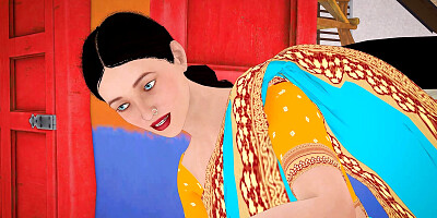 Saw uncle&amp,#039,s whore Indian stepdaughter naked and then desi boy fucked her (Hindi Sex)