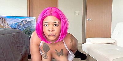 Getting Frisky With My Huge Dildo