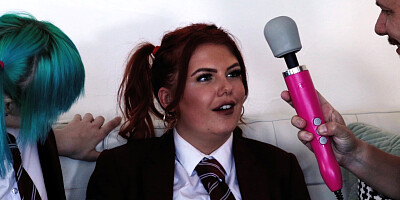 Two British Students Get An Orgasm Denial Lesson From Their Older Teacher