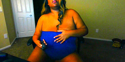 Sexy Ebony BBW Webcam model, Trina Foxx