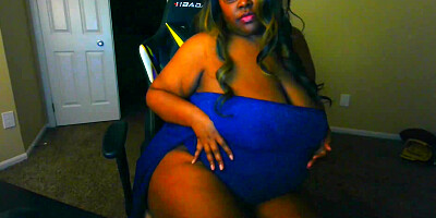 Sexy Ebony BBW Webcam model, Trina Foxx