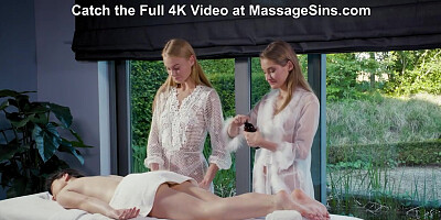 Tiffany Tatum Joins Threesome Massage - Massagesins