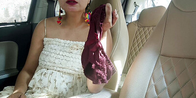 Cute Indian girl sex with het ex-boyfriend fucking harder in car sex smell her panty suck her boobs in hindi