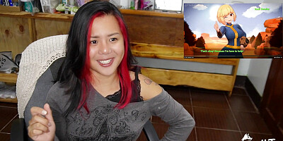 HAMICHI, PRINCESS ZELA AND FALLOUT HENTAI - ExotiqFox Solo Gooner Girl Masturbation