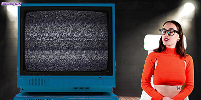 Velma Plays with Her Pussy Watching Scooby Doo Porn