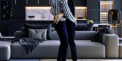 Hot desi indian Muslim couple in the room hard sex hot romance, Nighty boobs kiss and ass lick