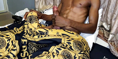 Step mom caught her step son masturbating and face him a hot fuck