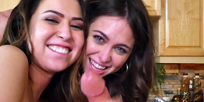 Melissa Moore & Riley Reid & Bill Bailey & Sean Lawless in Dinner For Sluts - Brazzers
