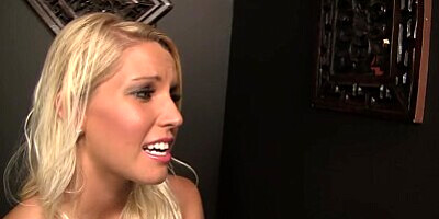 Vanessa Cage is a gloryhole dick sucker