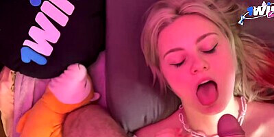 Stepsister fucks me so as not to look like a whore in front of her boyfriend