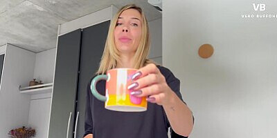 The sluttiest of all the stepmothers tastes her stepson's semen