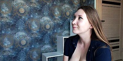 The dirty secretary loves to slobber the boss's dick,get spit on her face and fuck.