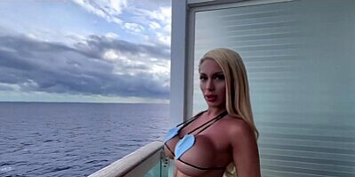 My stupid stepsister pretended to be my girlfriend. I fucked her by mistake on a Cruise Ship