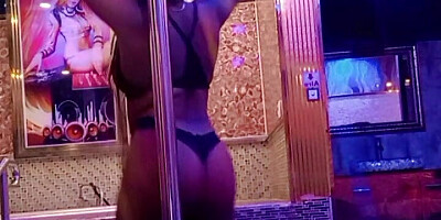 Your beautiful brunette makes you a stripper sensually