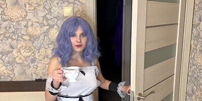 A sexy maid obediently fulfills desires