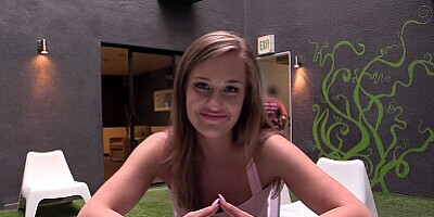 BANG Real Teens: April Takes a Strangers Cock Every Which Way