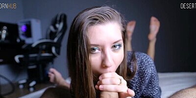 Perfect blowjob from russian beauty DesertX