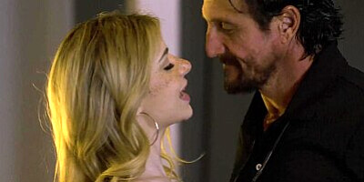 Horny stepdaughter Demi Hawks seduces stepfather s monster cock after party