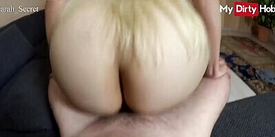 MyDirtyHobby - Sarah Secret Gets Her Pussy Filled With Her Boyfriend's Hard Plump Cock & His Sperm