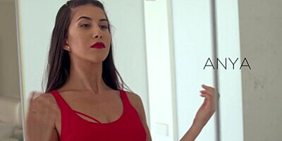 BLACKED Shy model Anya gets DPed by two huge BBCs