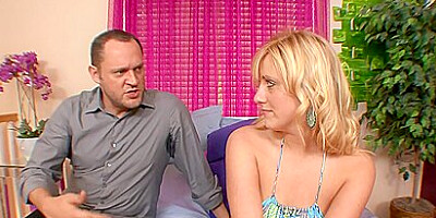 Catching The Blonde With A Big Ass Masturbating Ends With Him Busting On Her Tits