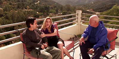 Stranger Sprays Angela Attison After Anal While Her Cuckold Watches