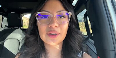 Latina Girlfriend Gets Fucked And SQUIRTS Outside At The Desert