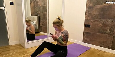 Yoga for Couples Goes WRONG - Natalie Wayne