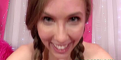 My Sweet Little Stepdaughter Playing Her Stepdad Toy