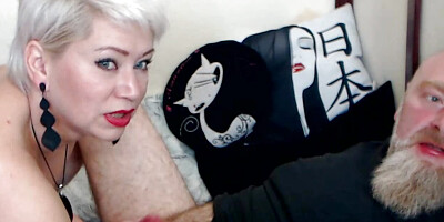 My sweet wife in the role of a dirty submissive slut to order! ))