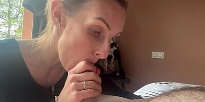 my skinny empties my balls well with a good blowjob and a good titjob