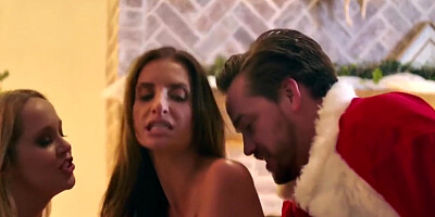 Silvia Saige, Kyle Mason And Nikole Nash In Sitting On Santas Lap