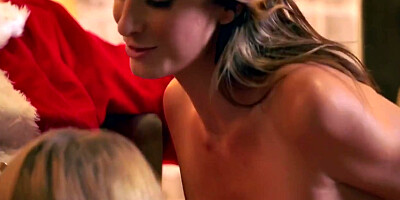 Silvia Saige, Kyle Mason And Nikole Nash In Sitting On Santas Lap