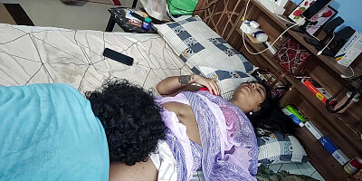 Saree and bra pussy lick romance by Vaishnavy and Sharun Raj, Mallu hot couple romance, Pussy lick of mallu hot girl, Indian sex