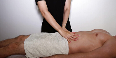 Gentle erotic massage with a happy ending