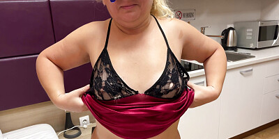 Zara is overexcited again and masturbates in the hotel room