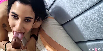 Deliciosa Y Lenta Mamada De Carahoneyy Termina Con Semen En Boca 7 Min