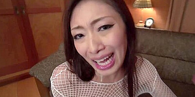 Fantastic Japanese deep throat action with remarkable milf Reiko Kobayakawa on dual schlongs – astounding Asian XXX!