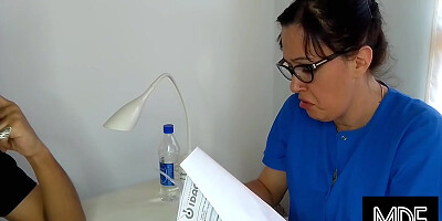 Argentinian Doctor Gets All The Milk On Her Face
