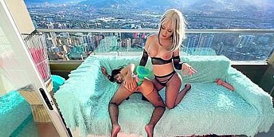 Latina Girls Play Top Anal Fisting Big Dildos Anal Lubricant Play In A Fun Masturbation And Then Take A Big Black Cock In Different Positions - Natasha Teen 18+ & Daniela Garcia