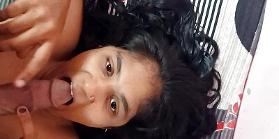 she like my big cock suck and cum out on face