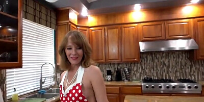 Worships Your Cock As You Play Repair Man In Her Kitchen With Cyndi Sinclair